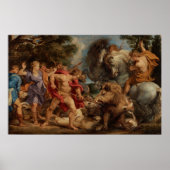 Rubens - Calydonian Boar Hunt Poster (Voorkant)