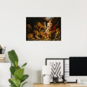 Rubens - Daniël in de Leeuwenkuil Poster (Thuiskantoor)
