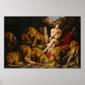 Rubens - Daniel in Lions' Den Haag Poster (Voorkant)