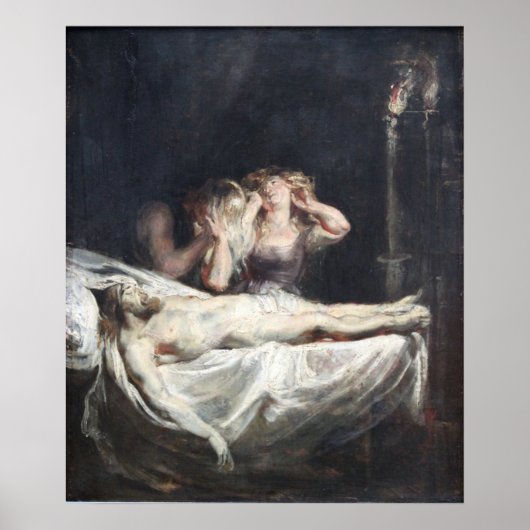 Rubens - De klaagzang van Christus (1610) Poster (Voorkant)