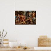 Rubens - Jacht op het Calydonische zwijn Poster (Keuken)
