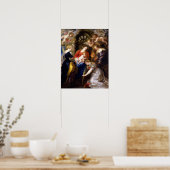 Rubens - kruising van Saint Catherine Poster (Keuken)