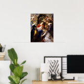 Rubens - kruising van Saint Catherine Poster (Thuiskantoor)