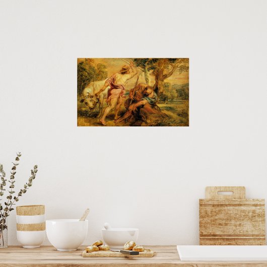 Rubens - kwik en argus 1636 poster (Keuken)