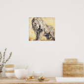 Rubens - Lion Poster (Keuken)
