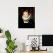 Rubens Pieter Paul Portret Lady Waiting Infanta Poster (Thuiskantoor)
