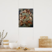 Rubens - Putti- Plafonddecoratie Poster (Keuken)