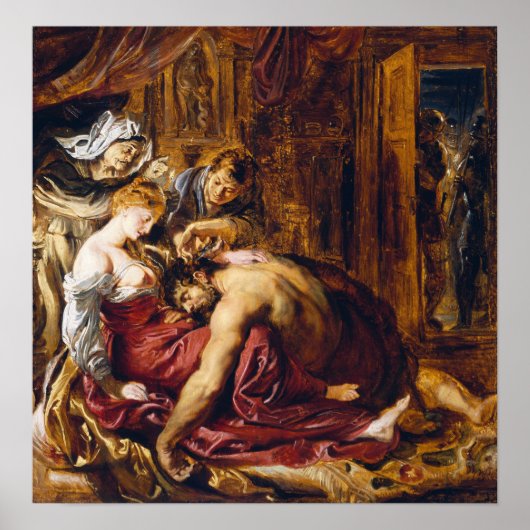 Rubens - Simson en Delila Poster (Voorkant)