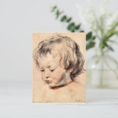 Rubens Son Nicholas door Paul Rubens Briefkaart (Staand voorkant)