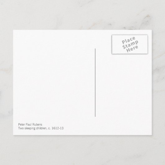 Rubens Twee slaapkinderen CC0729 Briefkaart (Achterkant)