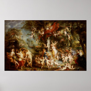 Rubens - Venus-gierst Poster