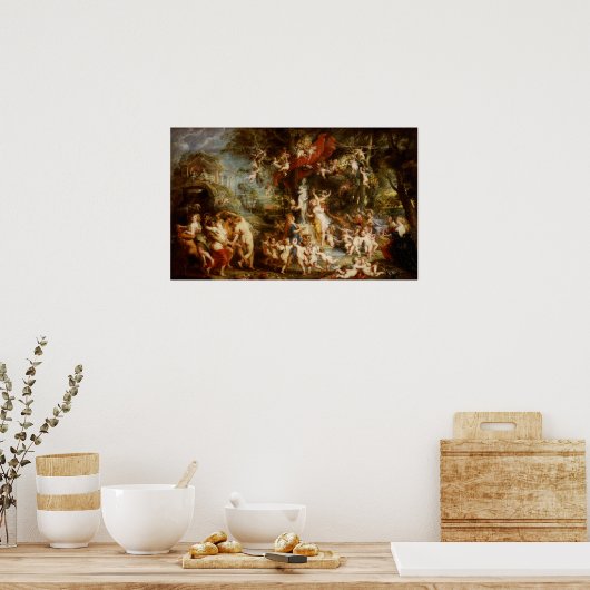 Rubens - Venus-gierst Poster (Keuken)