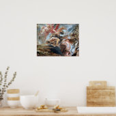 Rubens - Verdrijving uit het aardse paradijs Poster (Keuken)