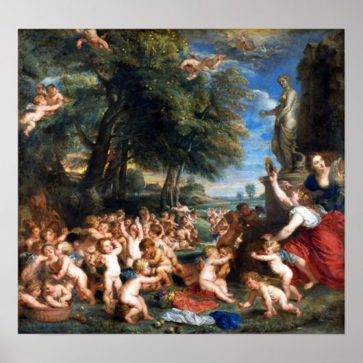 Rubens - Verering Van Venus Poster (Voorkant)