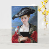 Rubens Vilt pet CC0727 Wenskaart Kaart (Gele Bloem)