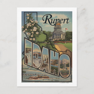 Rubert, IdahoLarge Letter ScenesRubert, ID Briefkaart