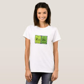 Rubi periodiek tabel shirt (Voorkant volledig)