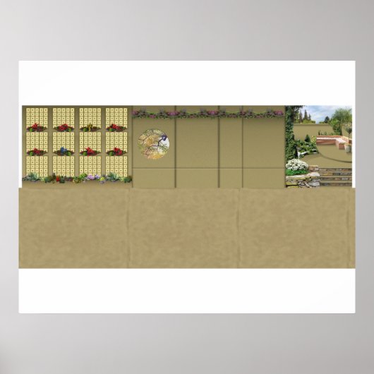 Rubicon 3 diorama achtergrond poster (Voorkant)