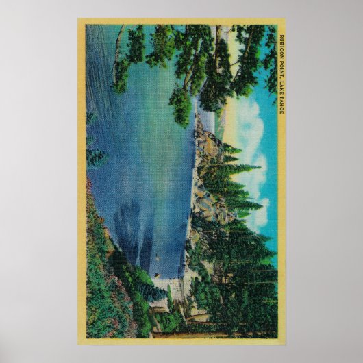 Rubicon Point ViewLake Tahoe, CA Poster (Voorkant)