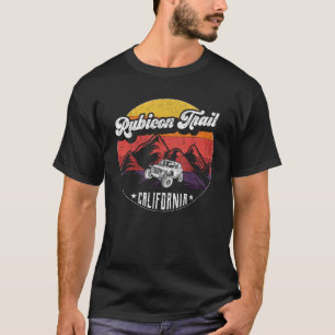 Rubicon Trail California 4x4 Off-road SUV Voertuig T-shirt
