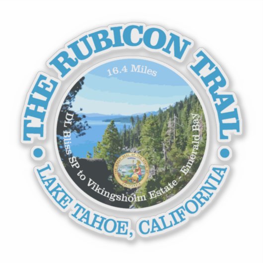 Rubicon Trail (OBP) Sticker (Voorkant)