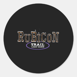 Rubicon Trail Off Road Lake Tahoe Californië Ronde Sticker
