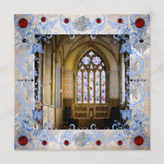 Rubies Art Deco Wedding Kaart