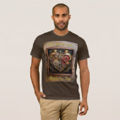 Rubies en Gears Heart Steampunk-serie T-shirt (Voorkant volledig)