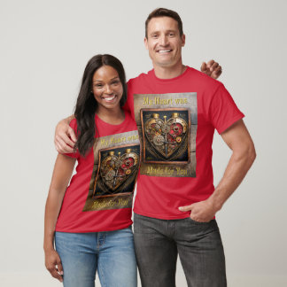 Rubies en Gears Heart Steampunk-serie T-shirt