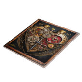 Rubies en Gears Heart Steampunk-serie Tegeltje (Zijkant)