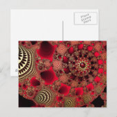 Rubies en goudBriefkaart Briefkaart (Voorkant / Achterkant)