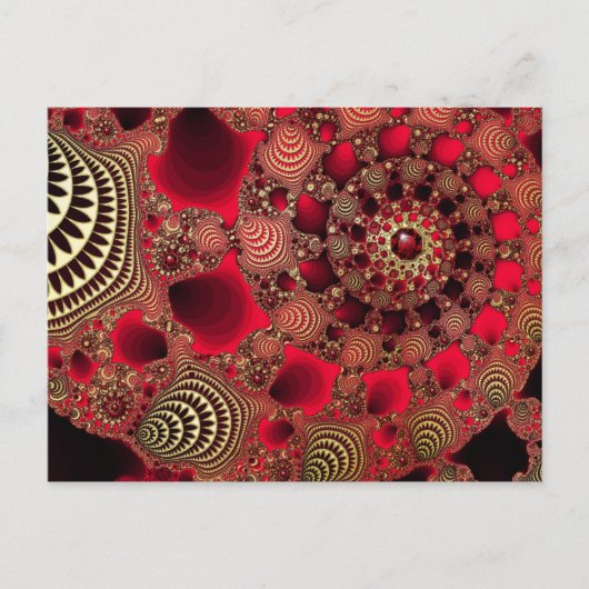 Rubies en goudBriefkaart Briefkaart (Voorkant)
