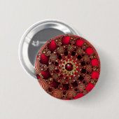 Rubies en goudButton Ronde Button 5,7 Cm (Voorkant /achterkant)
