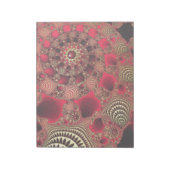 Rubies & Gold-laptop Notitieblok (Linkerzijde)