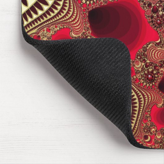Rubies & Gold Mousepad Muismat (Hoek)