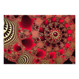 Rubies & Gold Photo Print Foto Afdruk