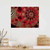 Rubies & Gold Print (Keuken)