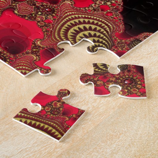Rubies & Gold Puzzle Legpuzzel (Zijkant)