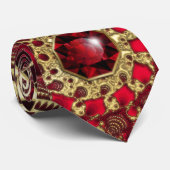 Rubies & Gold Stropdas (Opgerold)