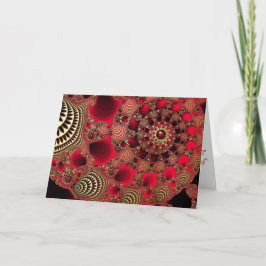 Rubies & Gouden Kerst Kaart
