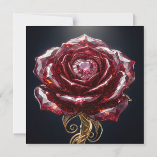 Rubies Red Magnet Card Magnetische Uitnodiging