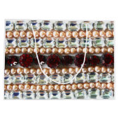 Rubies, Rhinestone, diamanten, juwelen, parels Large Cadeautasje (Achterkant)