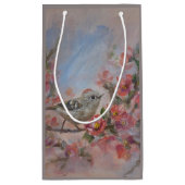 Rubijnen Koningssanger Vogel Klein Cadeauzakje (Achterkant)
