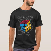 Rubik’s Cube Math Formula T-Shirt  (Voorkant)