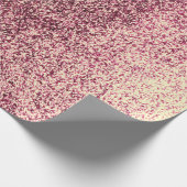 Rubino Burgud Glas Goud Glas Ombre Abstract Cadeaupapier (Hoek)