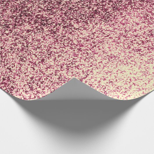 Rubino Burgud Glas Goud Glas Ombre Abstract Cadeaupapier (Hoek)