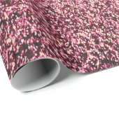 Rubino Burgud Glas Goud Glas Ombre Abstract Cadeaupapier (Rol Hoek)