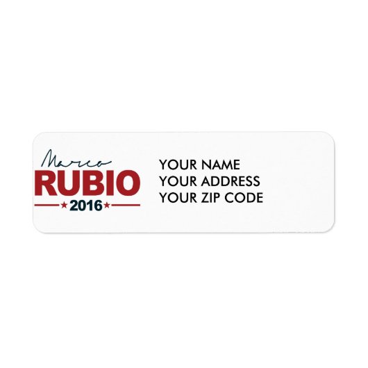 RUBIO 2016 CAMPAIGN SIGN -.png Etiket (Voorkant)