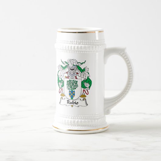 Rubio Family Crest Bierpul (Rechts)