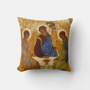 Rublev Icon Heilige Trinity Angels Kussen